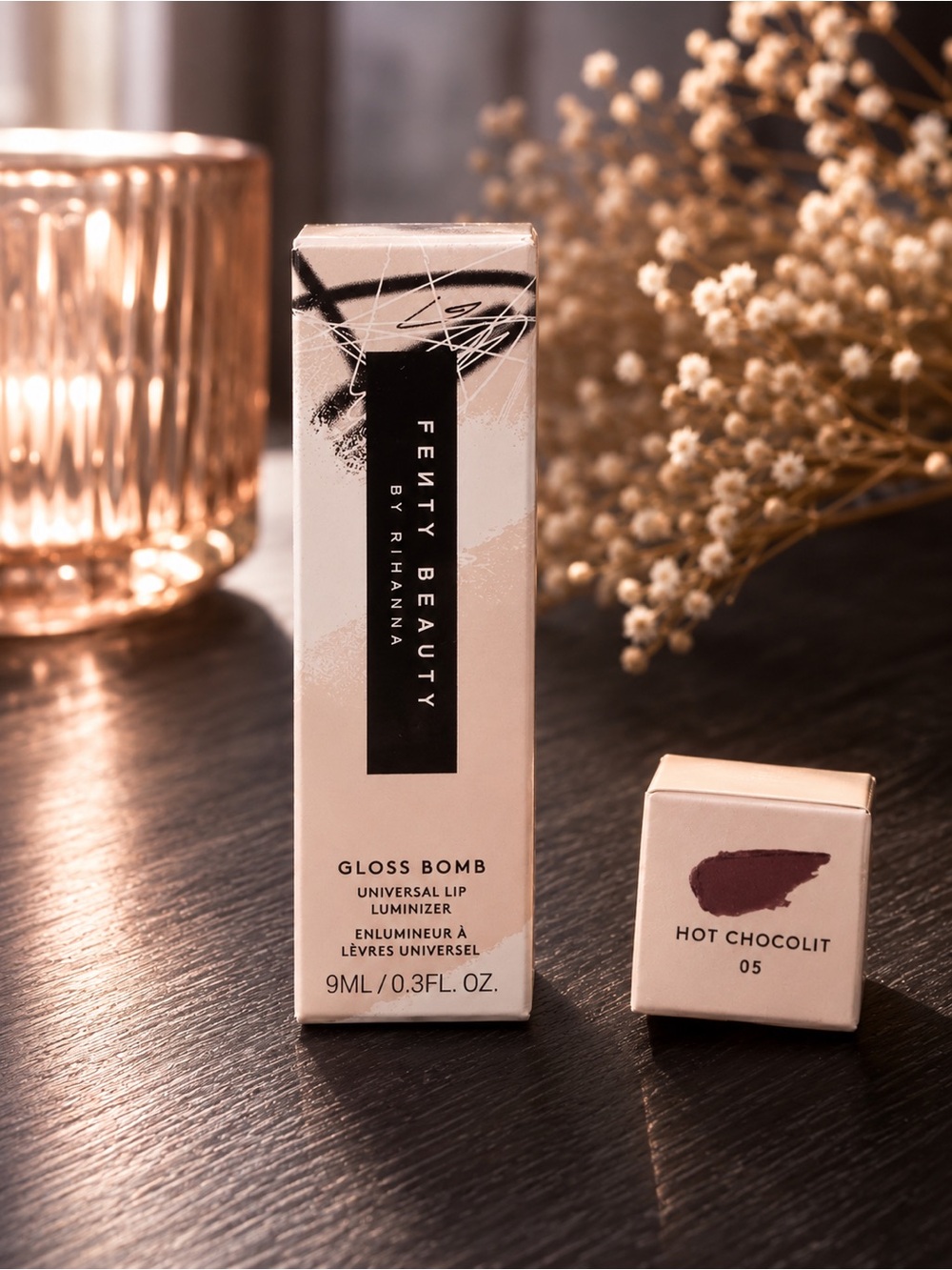 Fenty Beauty Gloss Bomb Lip Luminizer — Hot Chocolit Brown